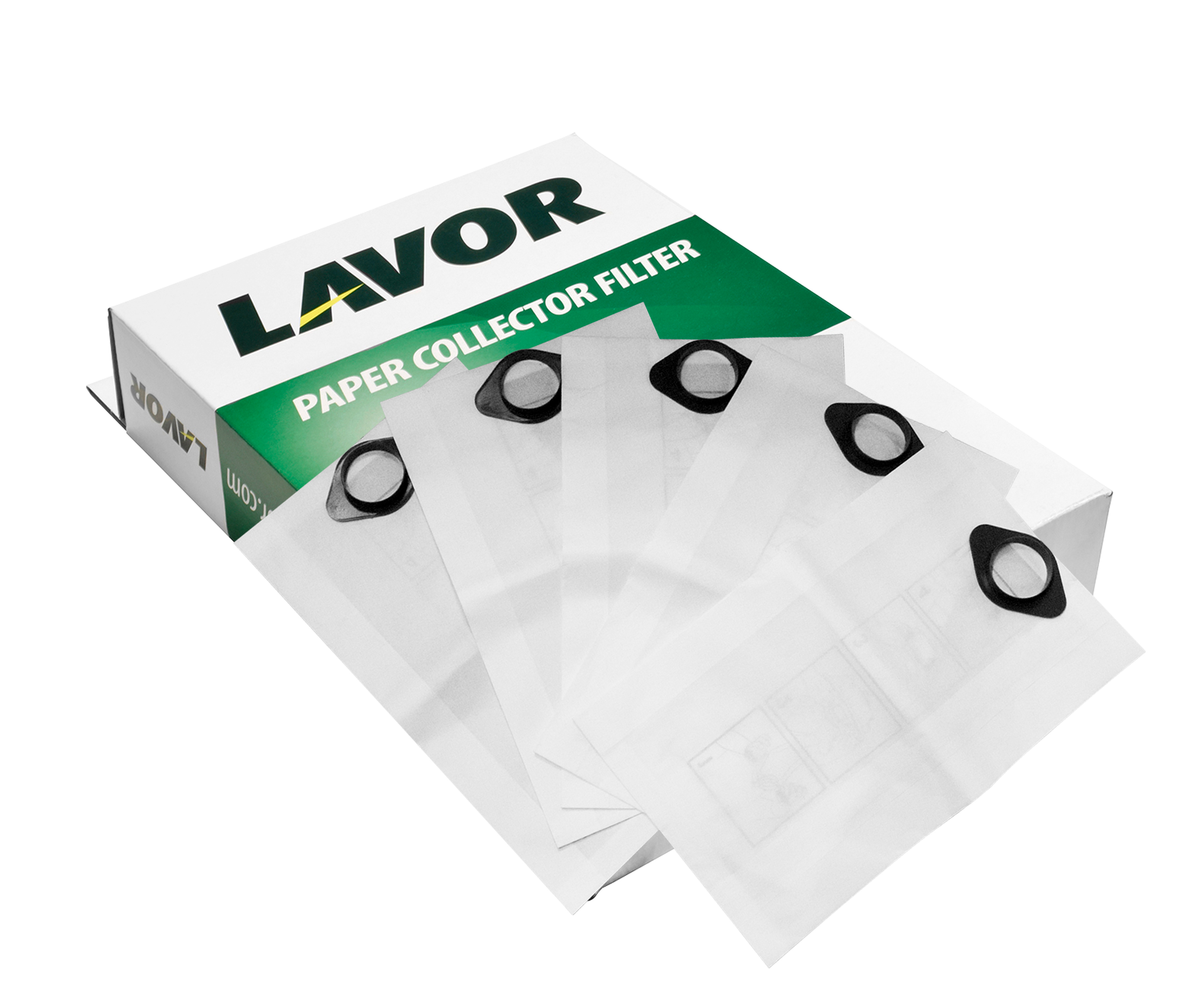 Accessori aspirapolveri - Set 5 filtri raccoglitori in carta 