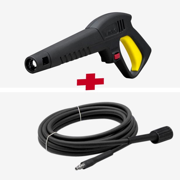 Accessori idropulitrici ad acqua fredda - Pistola S'09 con Tubo 6 mt. 